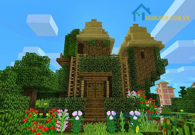 Mẫu xây nhà trong Minecraft 12