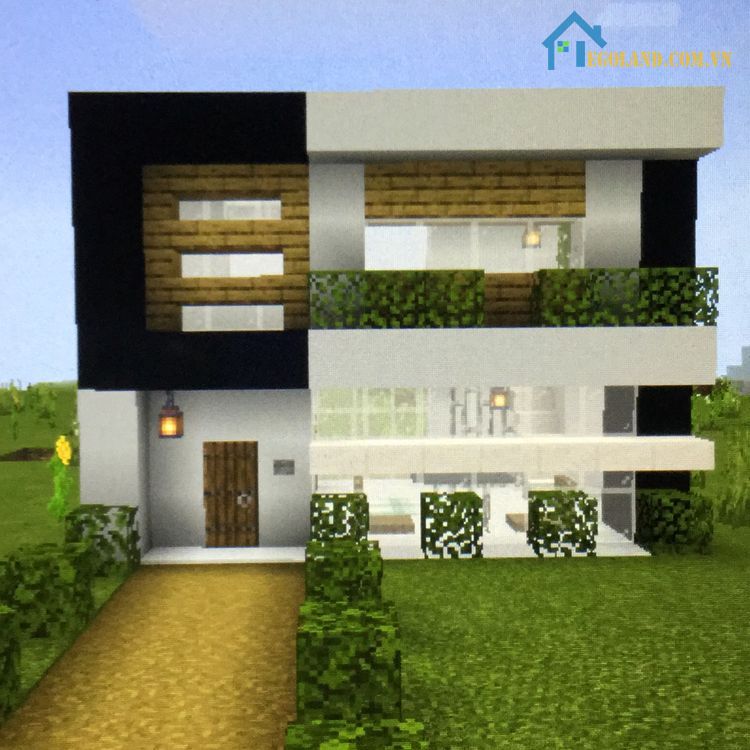 Mẫu xây nhà trong Minecraft 20