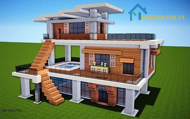 Mẫu xây nhà trong Minecraft 3