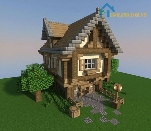 Mẫu xây nhà trong Minecraft 4