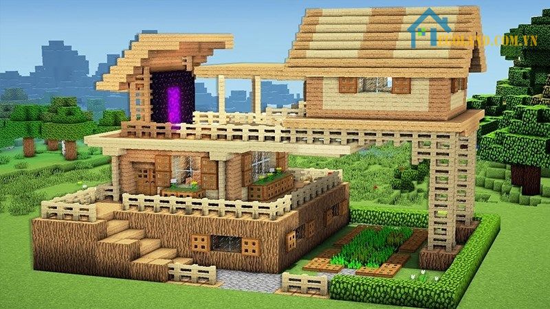 Mẫu xây nhà trong Minecraft 6